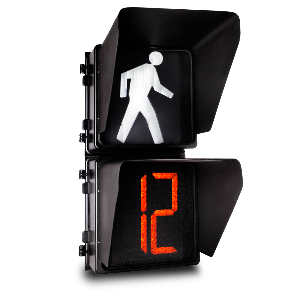 Feux de piétons superposés